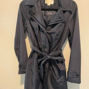 Michael Kors Dark Blue Trench Coat